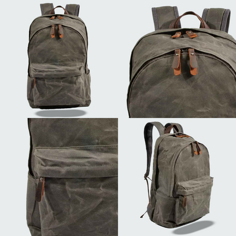 Ridgecrest - Waterproof Canvas Backpack Specifications: