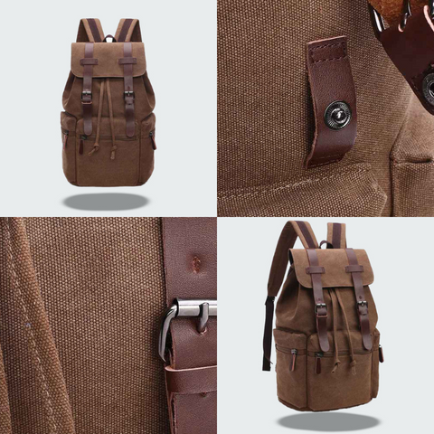 Trailblazer - Flap Backpack with Pockets Specifications: