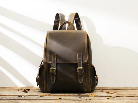 A Leather Backpack for the Modern Trailblazer
