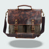 Harrison - Vintage Leather Canvas Bag