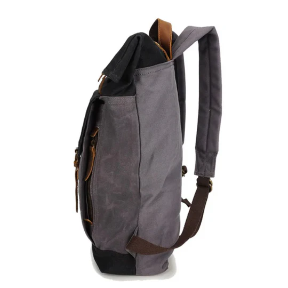 Volera - Waxed Canvas Backpack For Woman