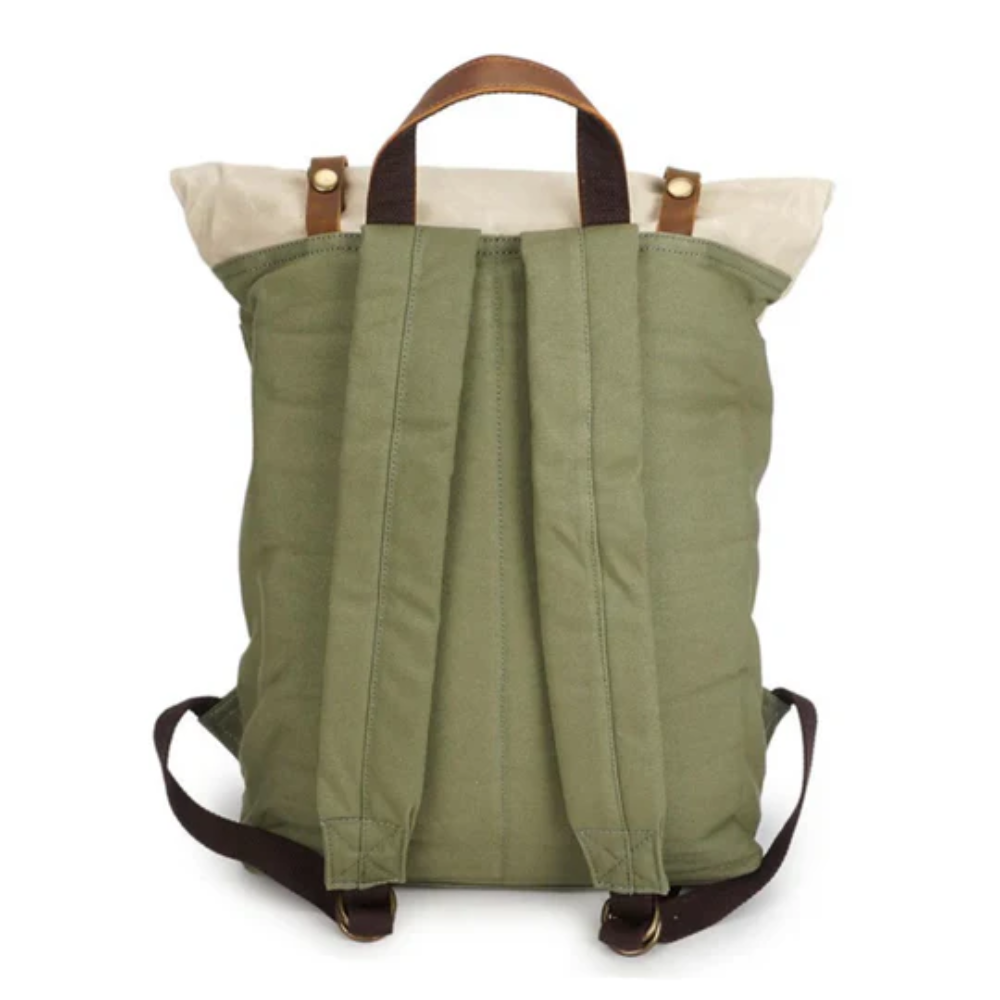 Volera - Waxed Canvas Backpack For Woman