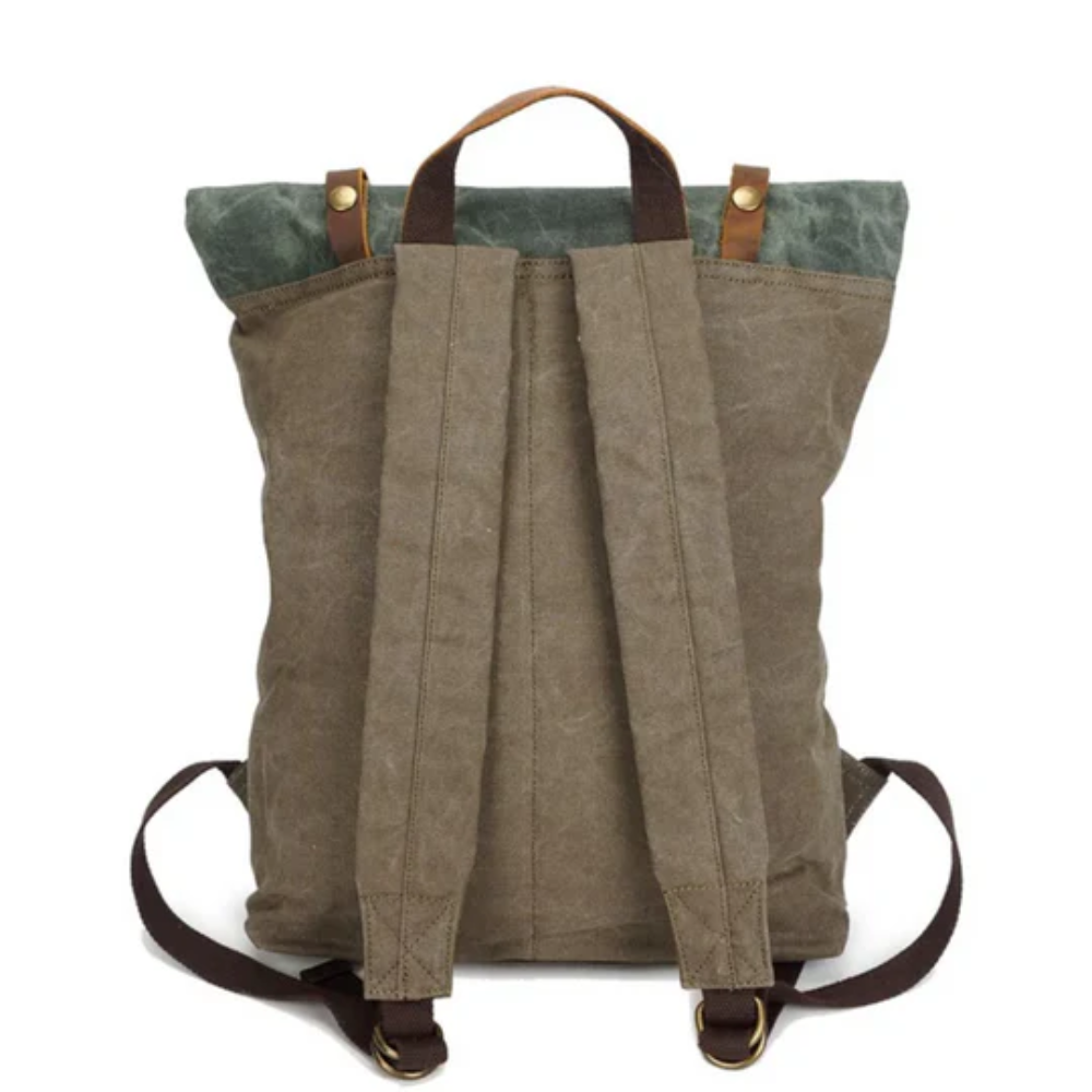 Volera - Waxed Canvas Backpack For Woman