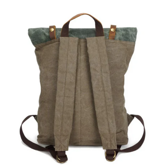 Volera - Waxed Canvas Backpack For Woman