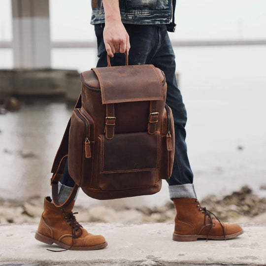 Alvaro - Vintage Leather Backpack