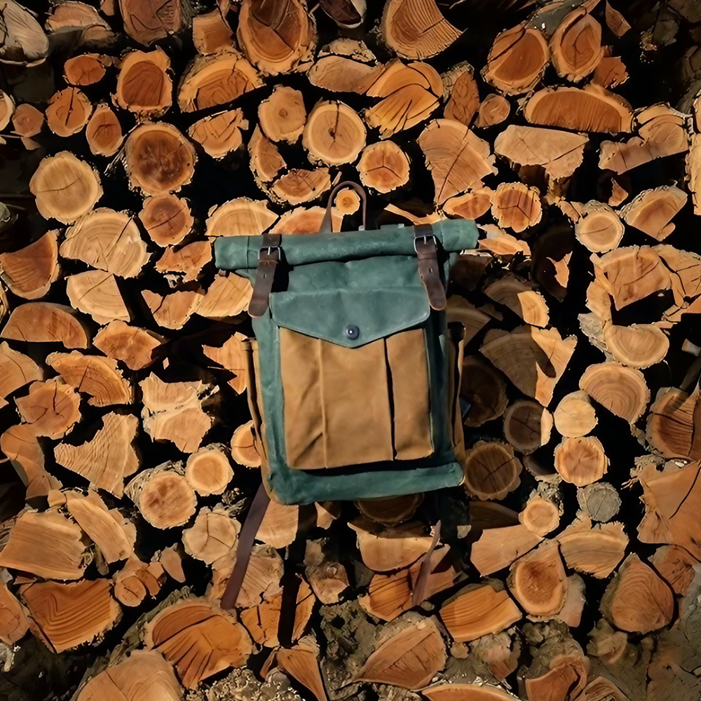 Alden - Roll Top Rucksack
