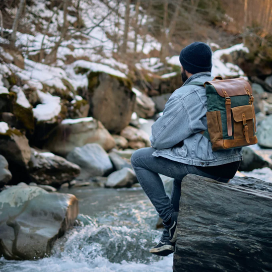 Alden - Roll Top Rucksack