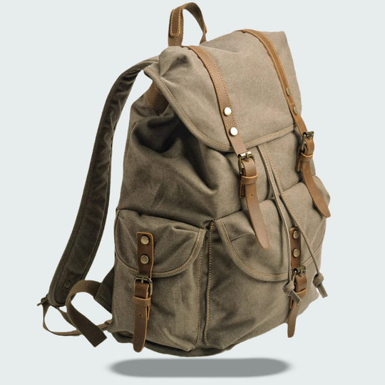 Ascend - Flap Backpack with Drawstring