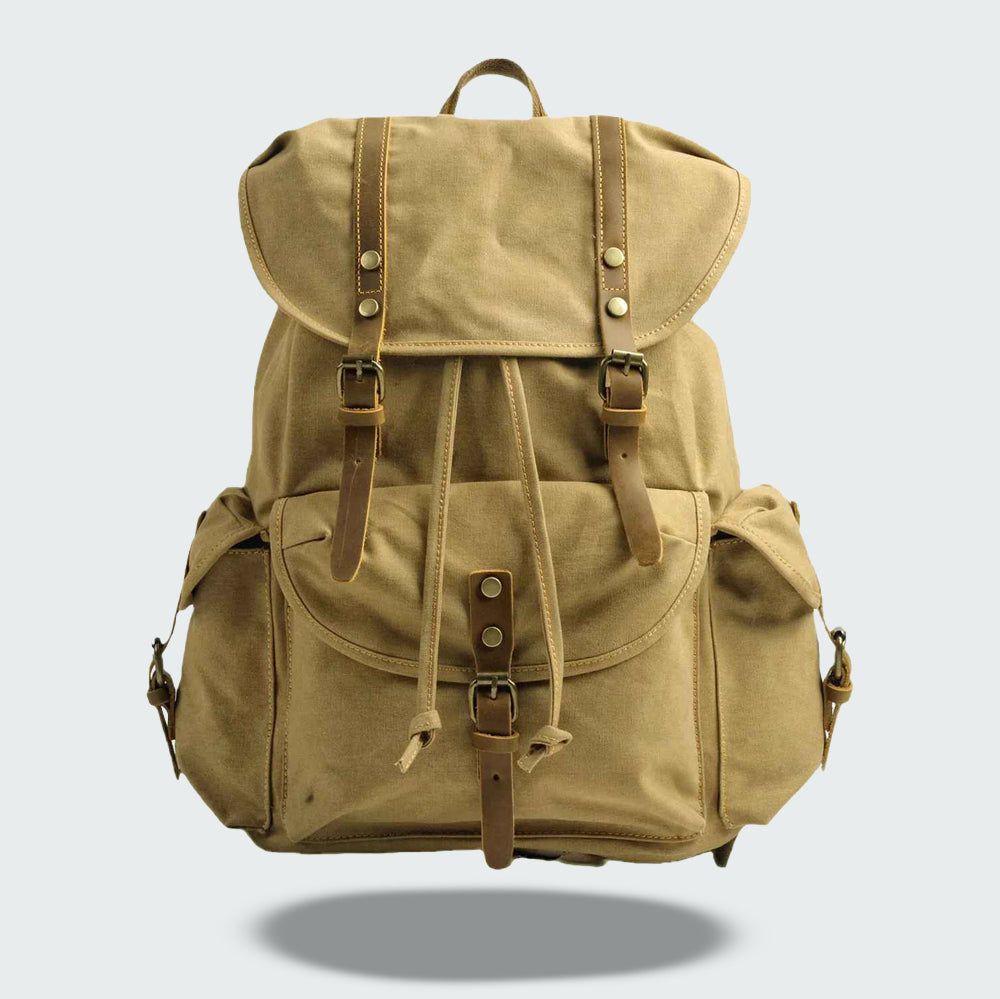 Ascend - Flap Backpack with Drawstring