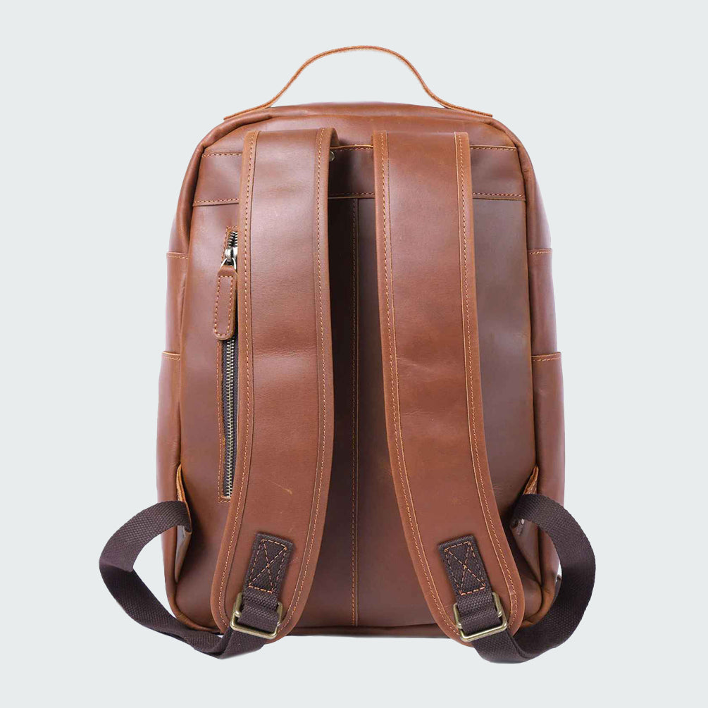 Ashton - Leather Laptop Backpack