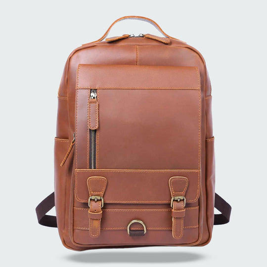 Ashton - Leather Laptop Backpack