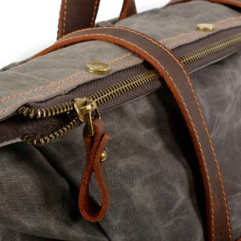 Atlas - Leather Roll Top Backpack