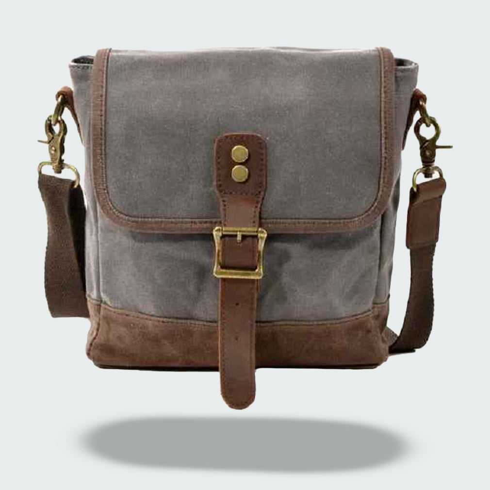 Dakota - Waxed Canvas Crossbody Bag