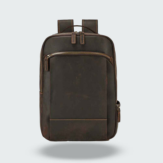 Dante - Compact Leather Laptop Backpack