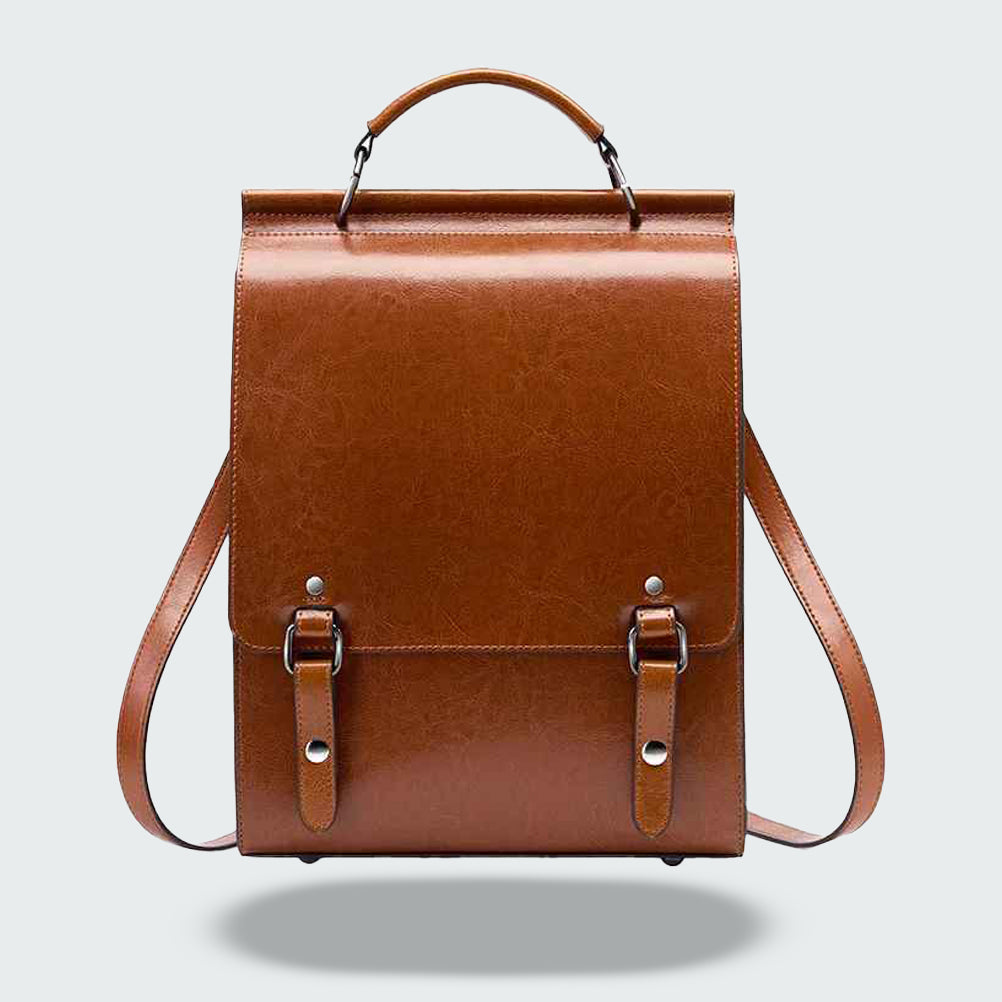 Elara - Elegant Leather Backpack for Women