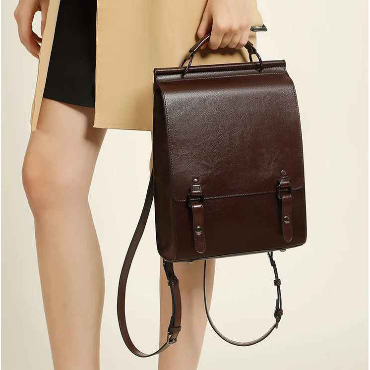 Elara - Elegant Leather Backpack for Women