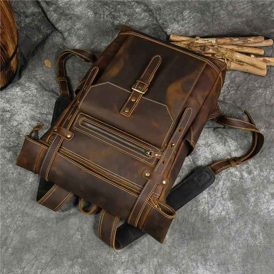 Everest - Functional Leather Backpack