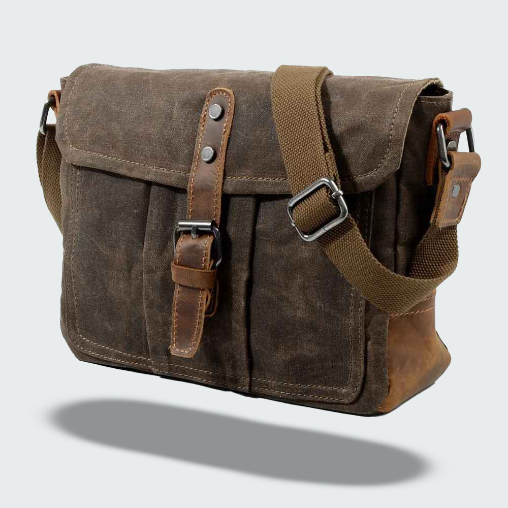 Hunter - Retro Canvas Messenger Bag