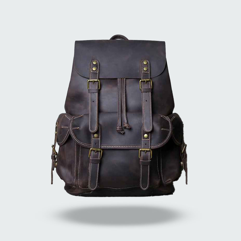 Huxley - Large Leather Backpack