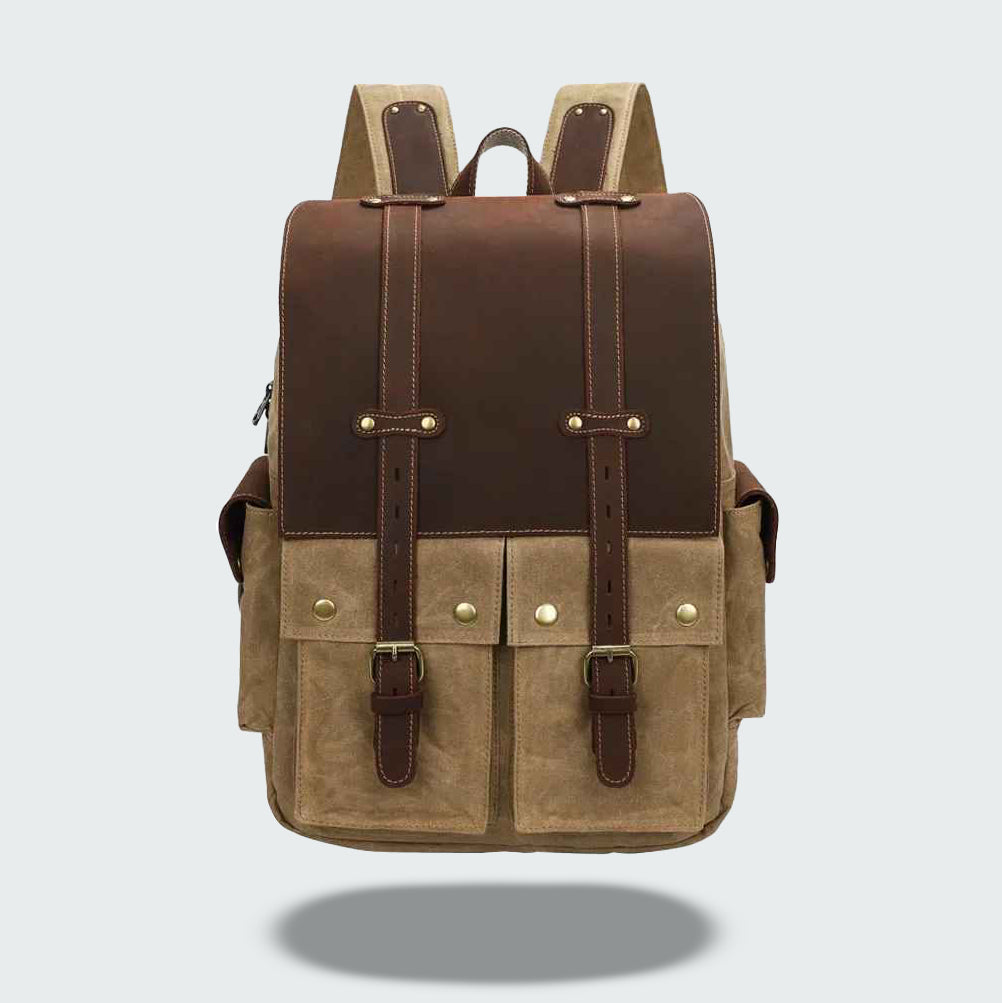 Pioneer - Vintage Canvas Camera Backpack