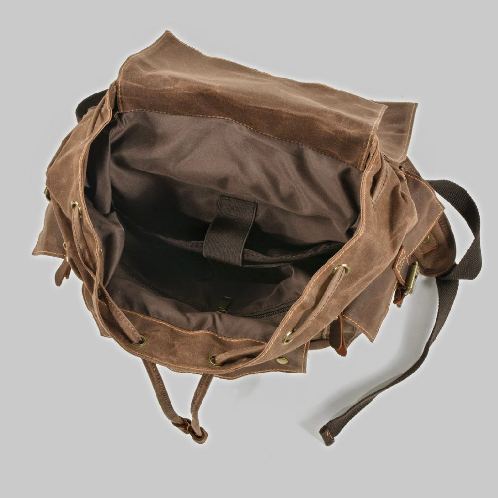 Canvas Drawstring Backpack | Riven