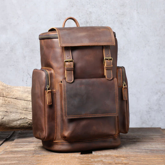 Alvaro - Vintage Leather Backpack