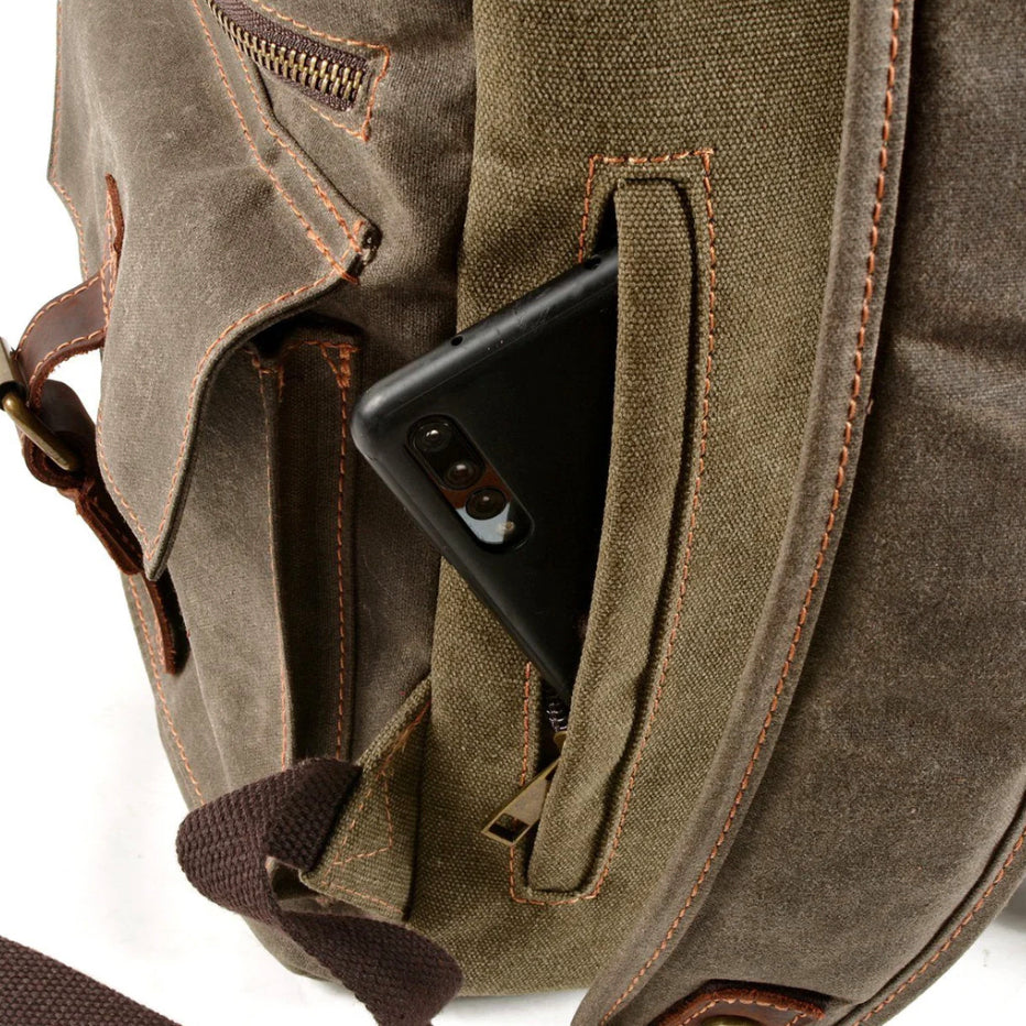 Canvas Drawstring Backpack | Riven