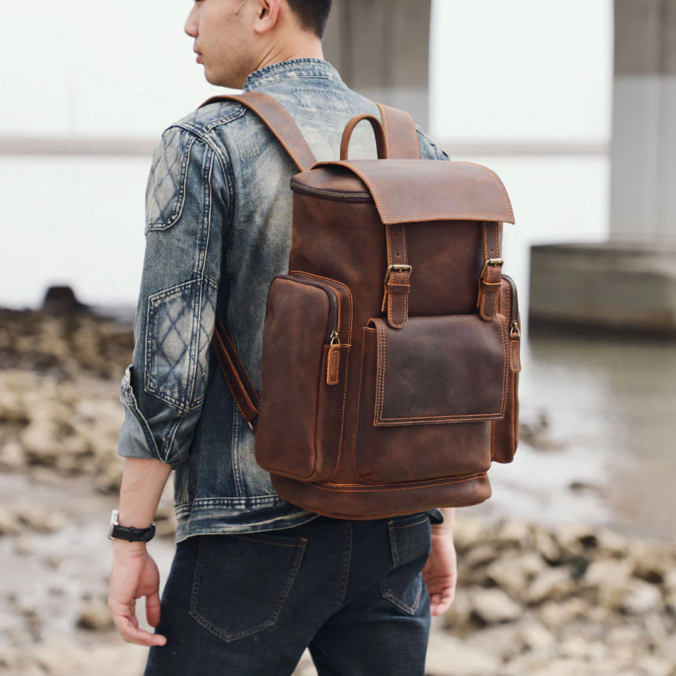 Alvaro - Vintage Leather Backpack