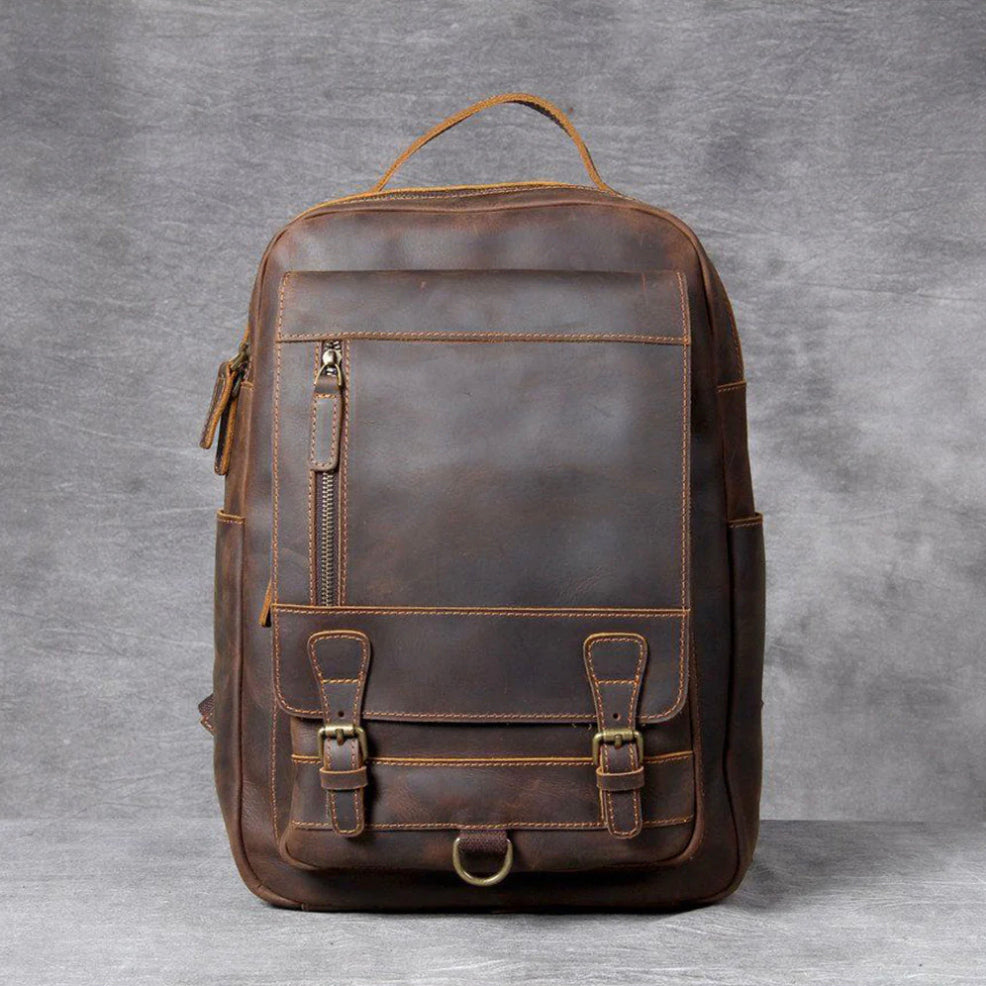 Ashton - Leather Laptop Backpack