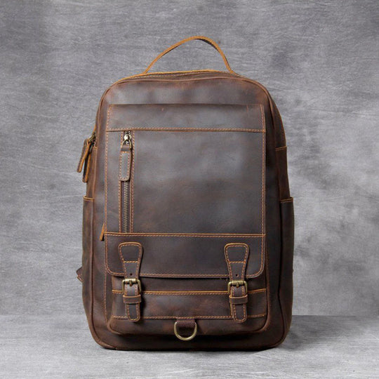 Ashton - Leather Laptop Backpack