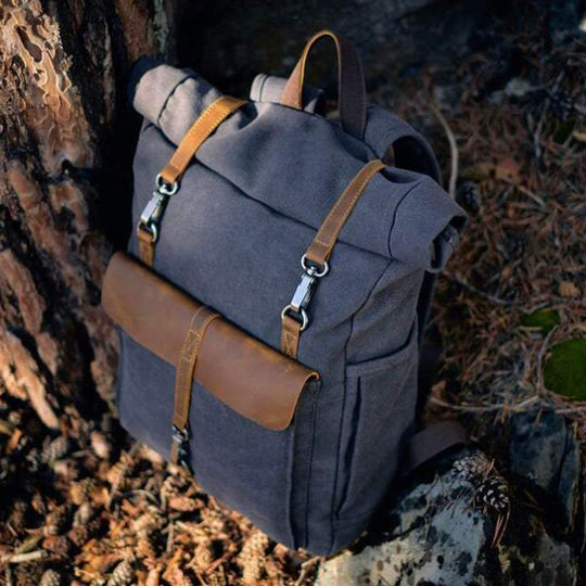 Summit - Vintage Roll Top Backpack