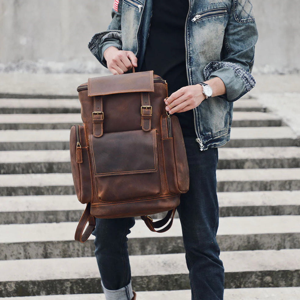 Alvaro - Vintage Leather Backpack