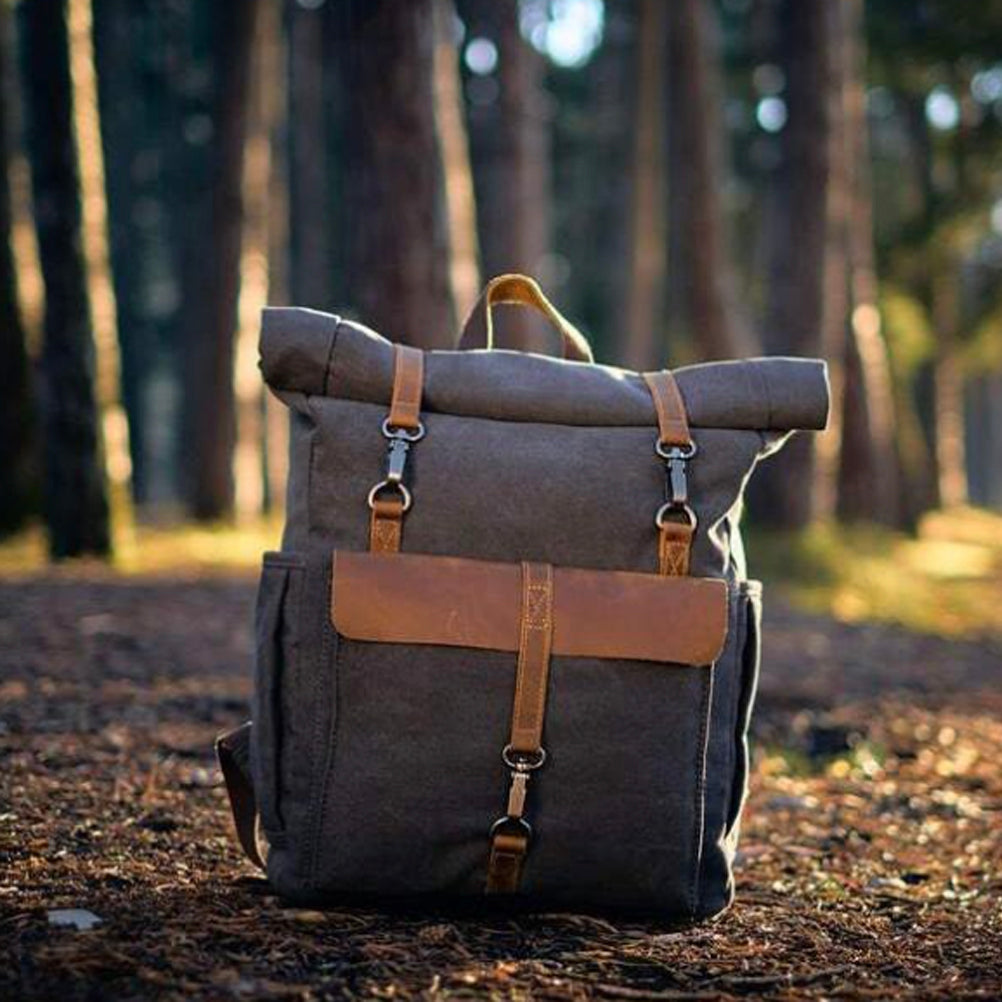 Summit - Vintage Roll Top Backpack