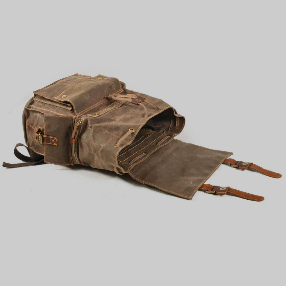 Canvas Drawstring Backpack | Riven