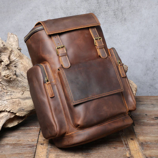 Alvaro - Vintage Leather Backpack