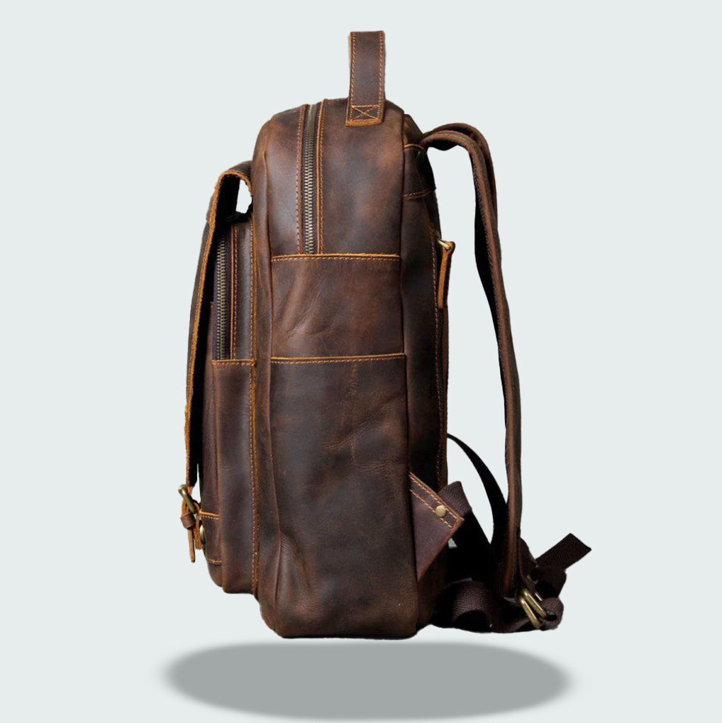 Ashton - Leather Laptop Backpack