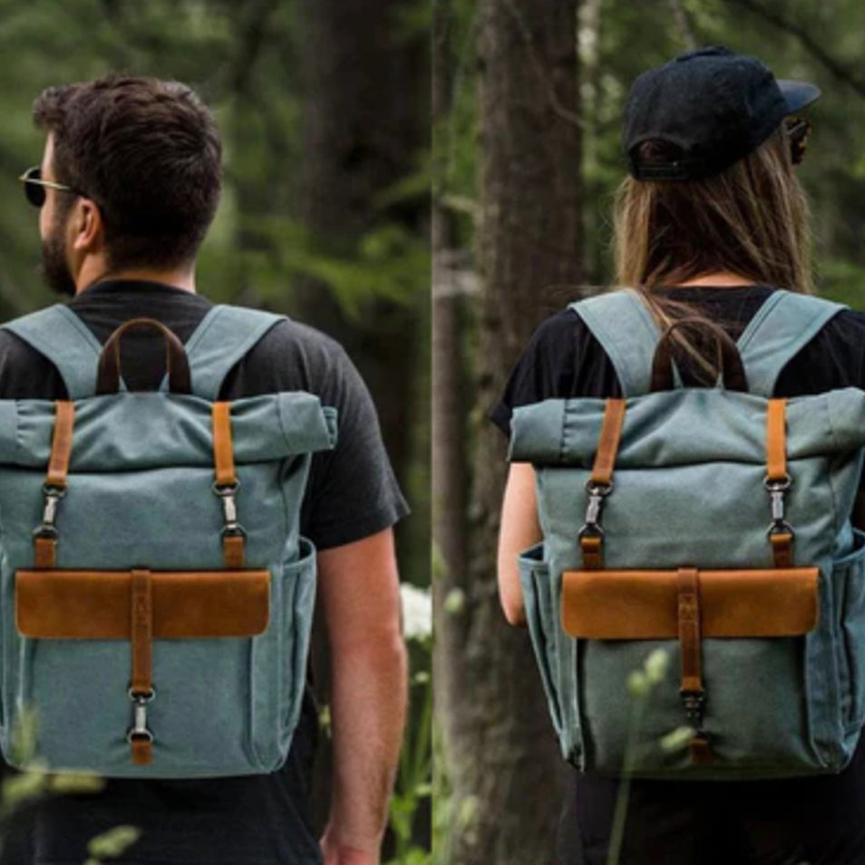 Summit - Vintage Roll Top Backpack