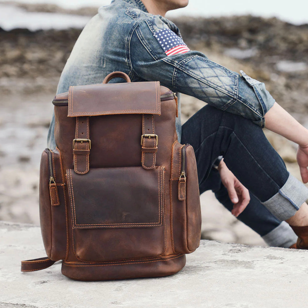 Alvaro - Vintage Leather Backpack