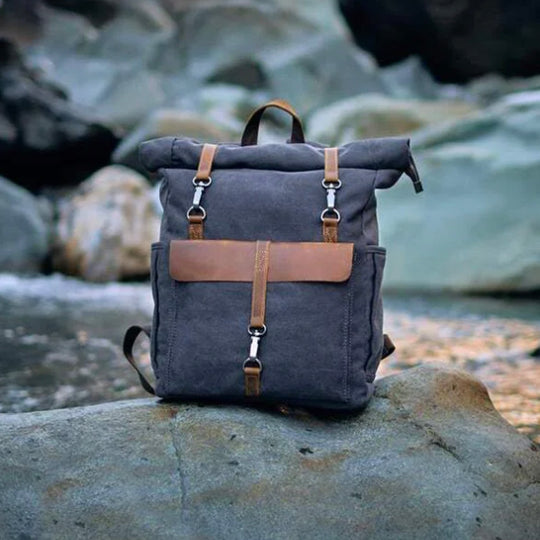 Summit - Vintage Roll Top Backpack