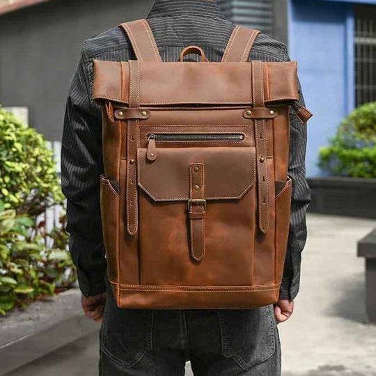 Ranger - Large Capacity Leather Backpack