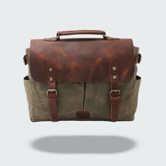 Revilo - Retro Canvas Messenger Bag