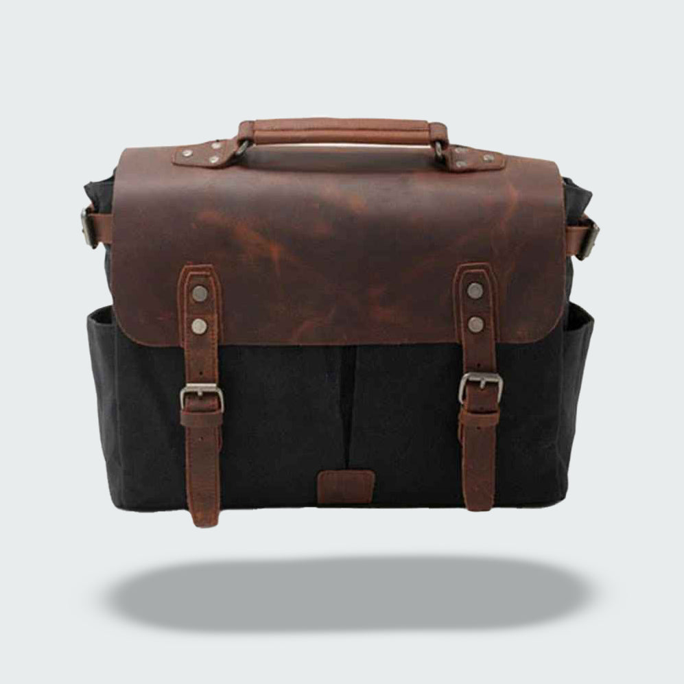 Revilo - Retro Canvas Messenger Bag