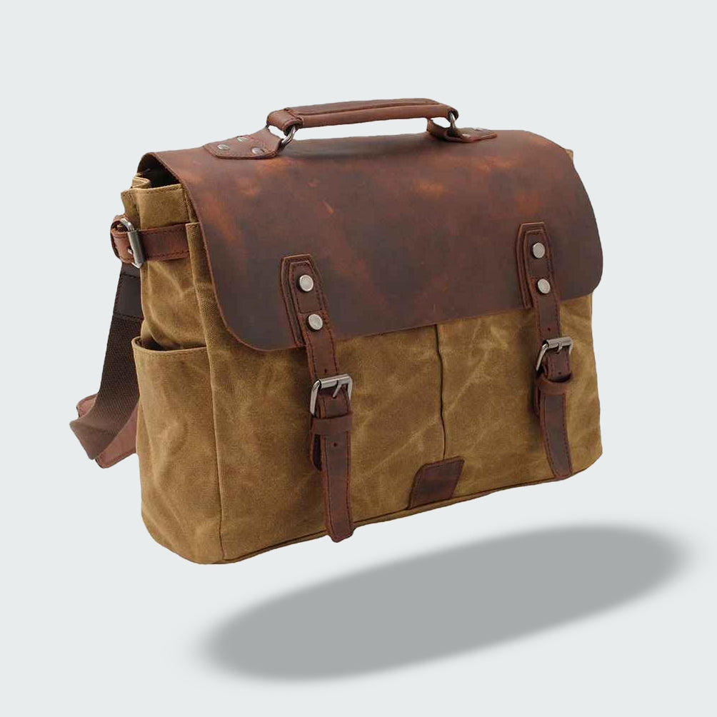 Revilo - Retro Canvas Messenger Bag