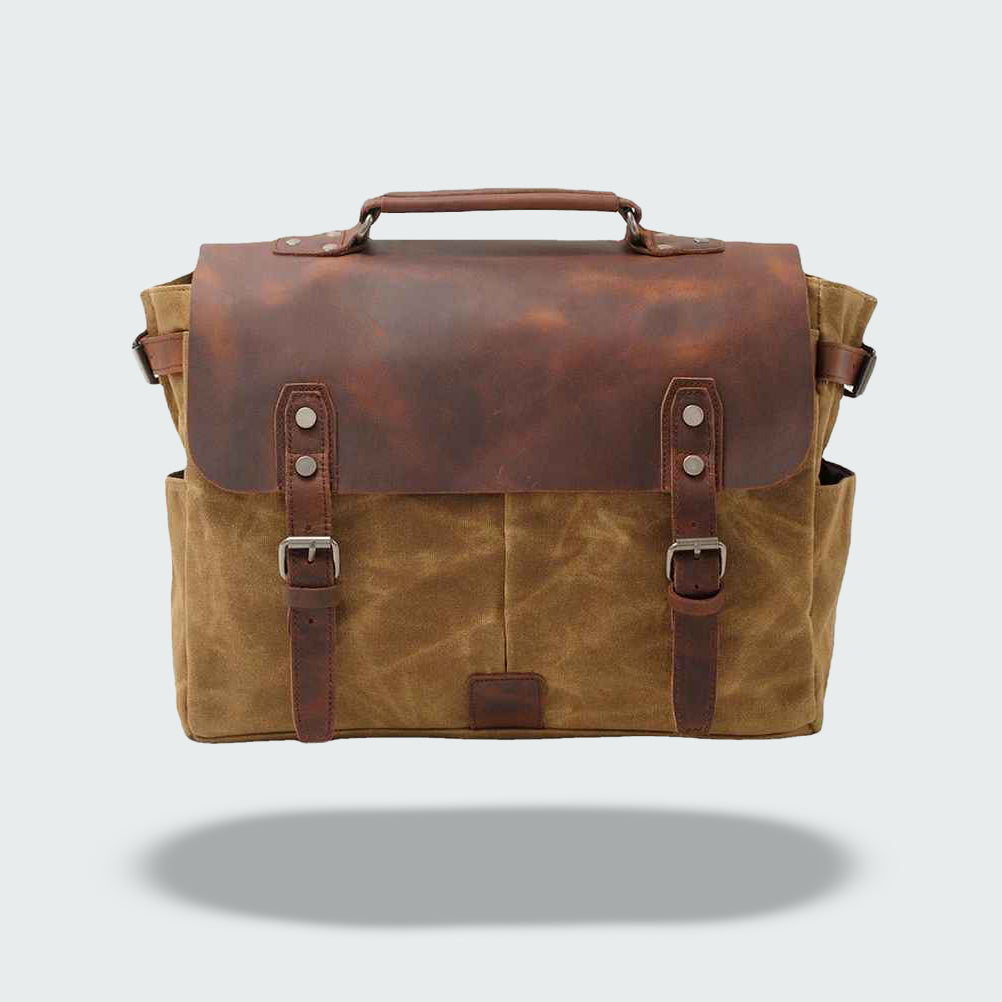 Revilo - Retro Canvas Messenger Bag