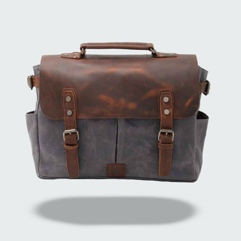 Revilo - Retro Canvas Messenger Bag