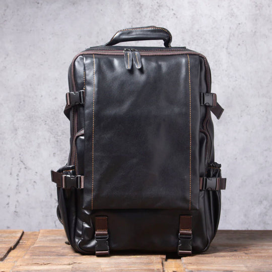 Titan - Premium Leather Travel Backpack