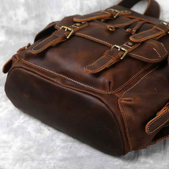 Huxley - Large Leather Backpack