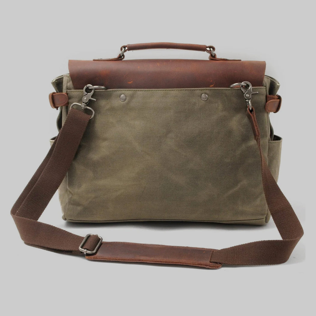 Revilo - Retro Canvas Messenger Bag