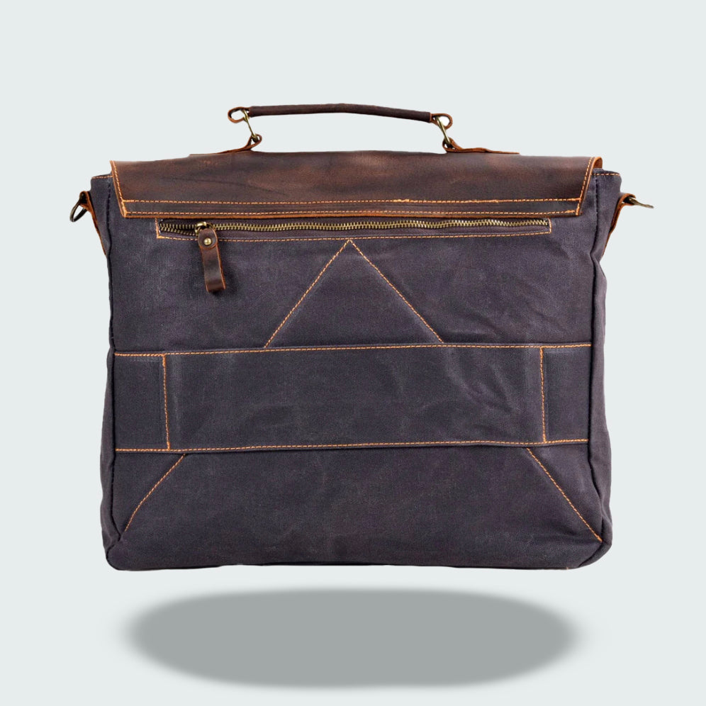 Harrison - Vintage Leather Canvas Bag