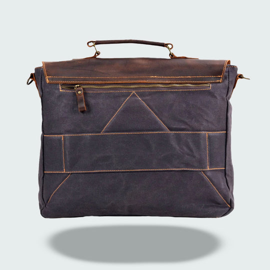 Harrison - Vintage Leather Canvas Bag